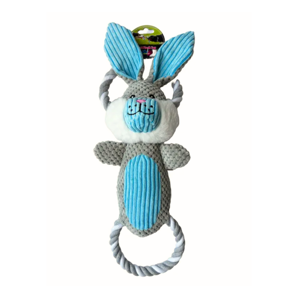 Plush & Rope Toy - Bunny